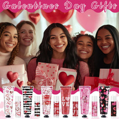 Loopeer Valentine gift set display showcases six coordinated gifts for events.