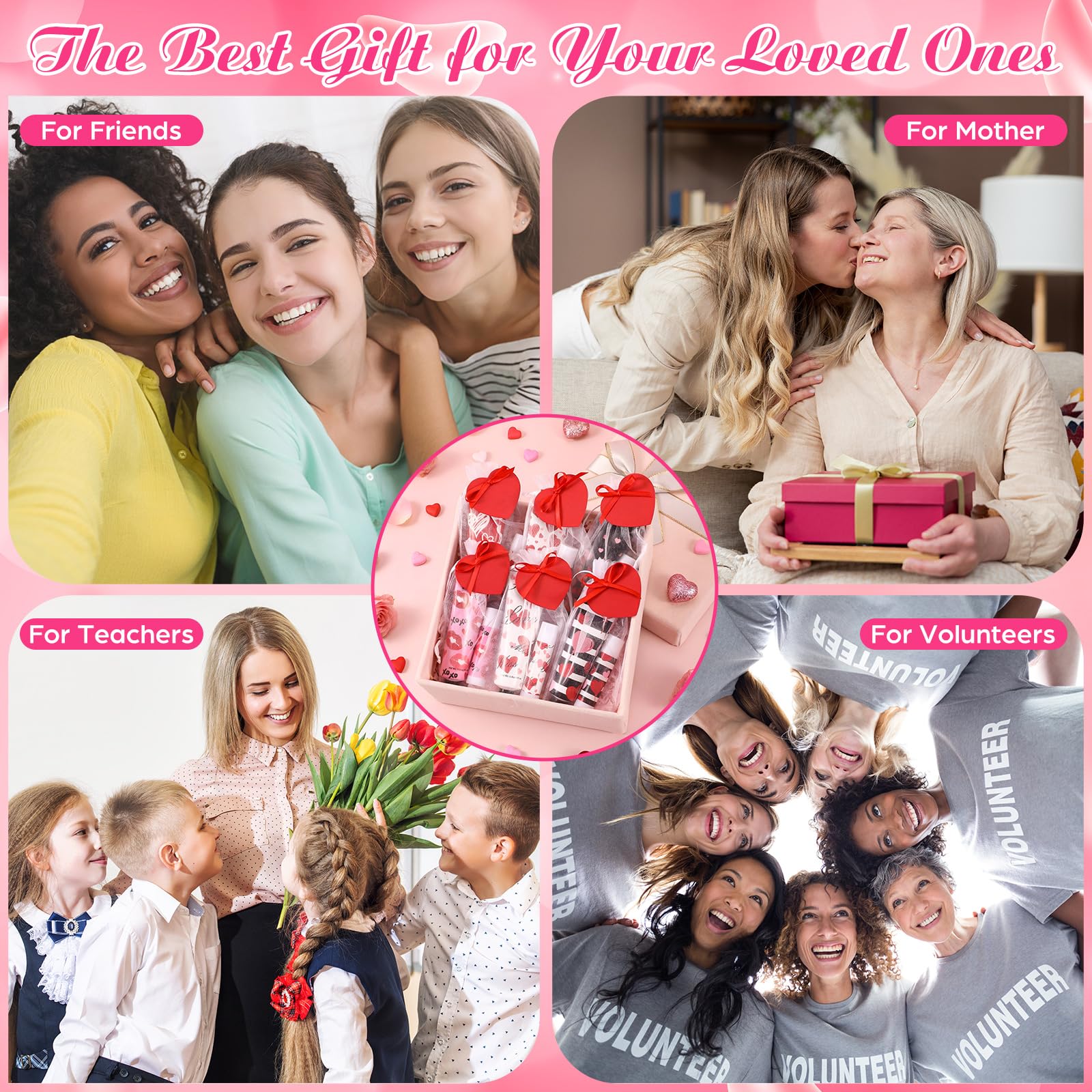 Loopeer Valentine bulk gift set ready-to-gift display