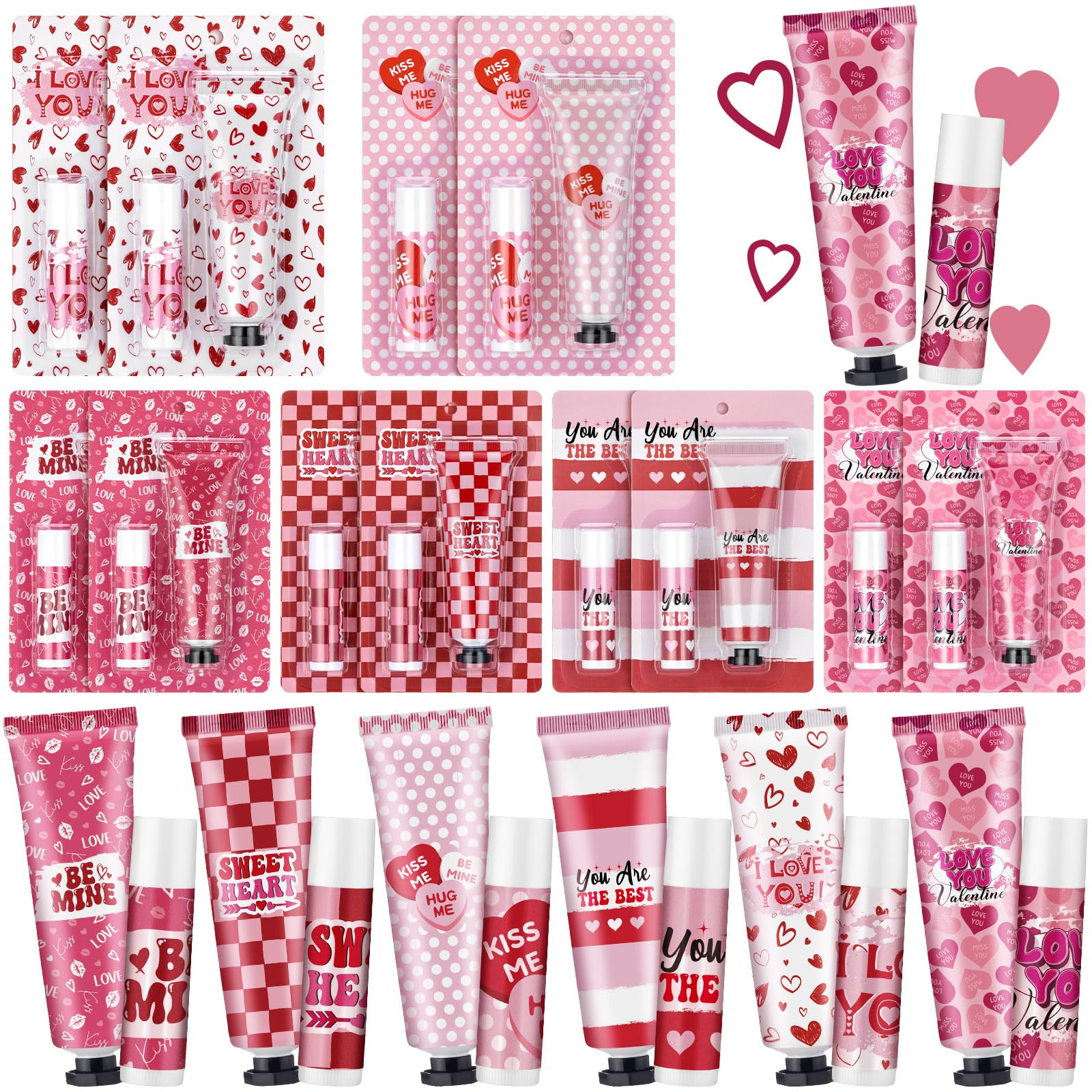 Loopeer Valentine hand cream 12-pack for gifting and on-the-go moisture.