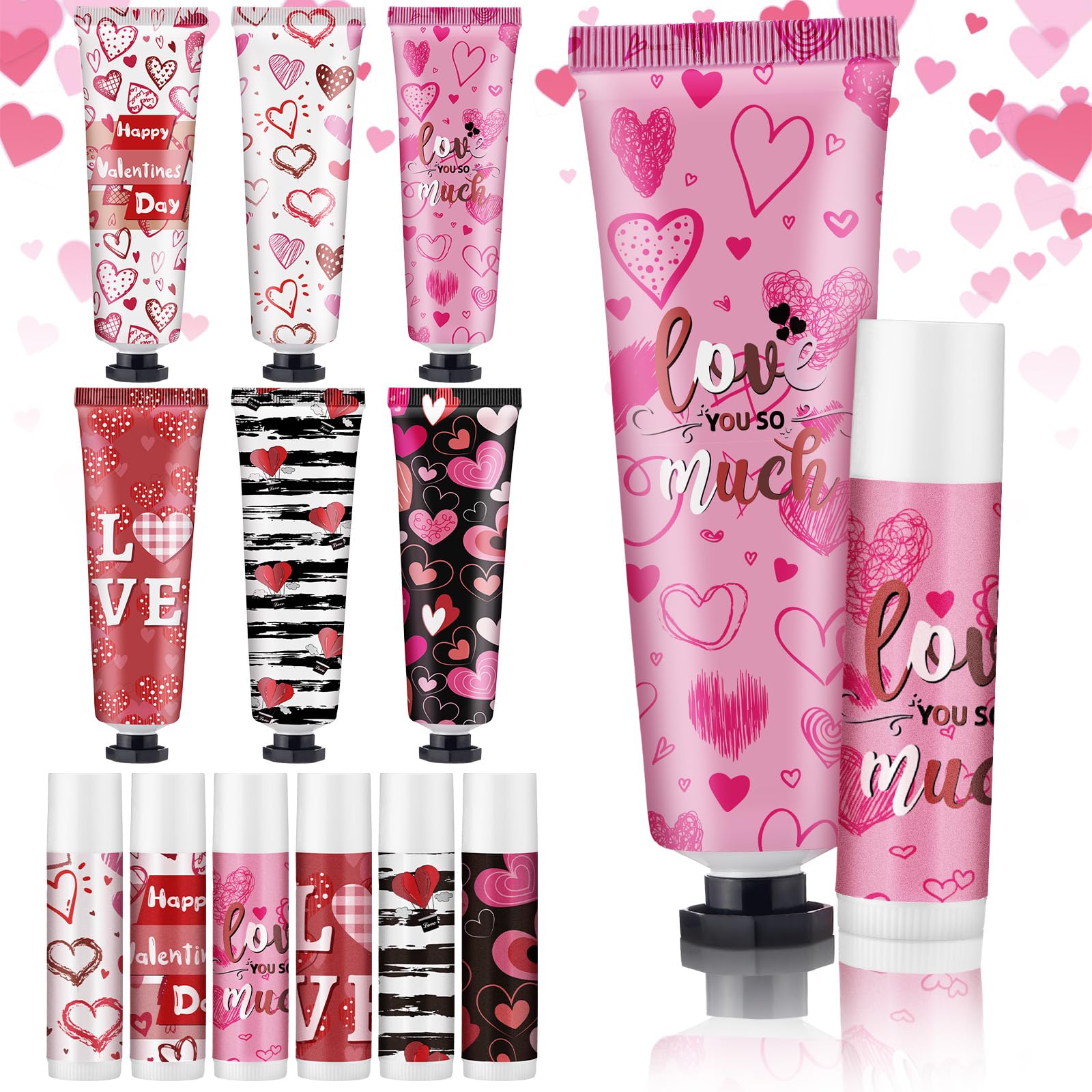 Loopeer Valentine hand cream 6-pack ready for gifting and daily hydration.