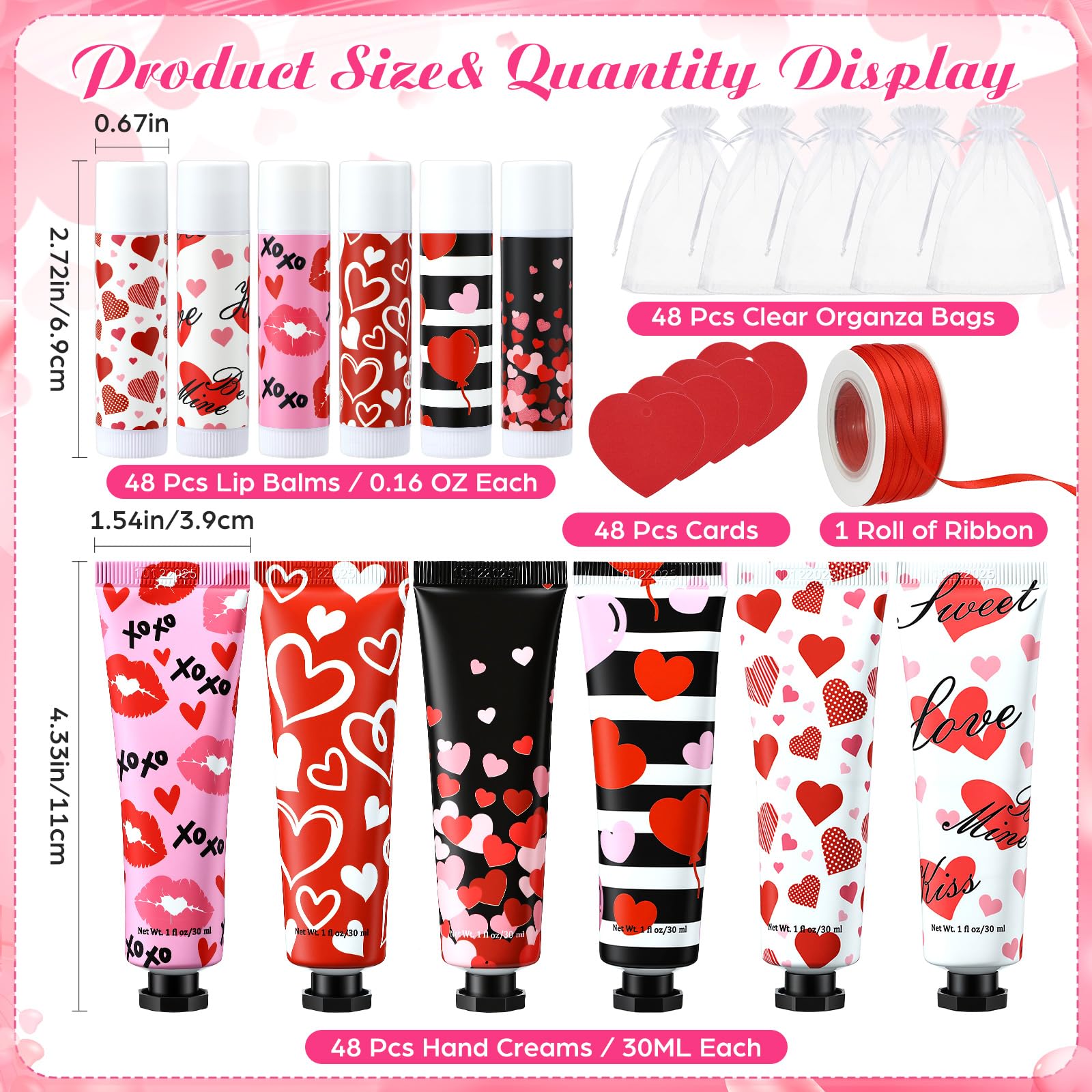Loopeer Valentine hand cream style-2 30ml keeps skin soft and comfortable