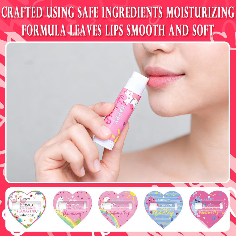 Loopeer lip balm with heart packaging designed for on-the-go hydration.