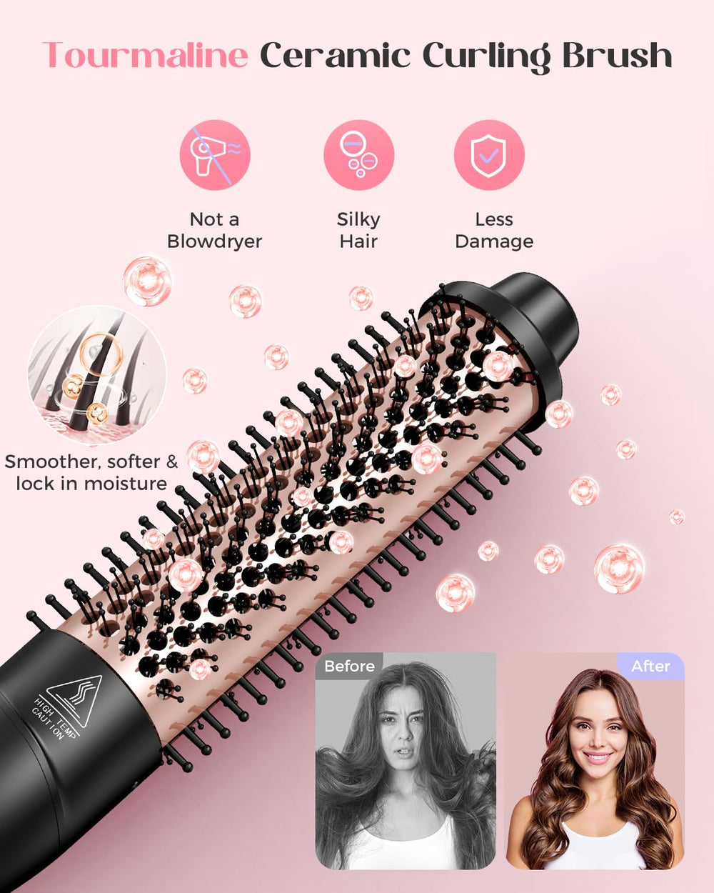 Lopeie small wand 0.35 inch for tight, defined curls.