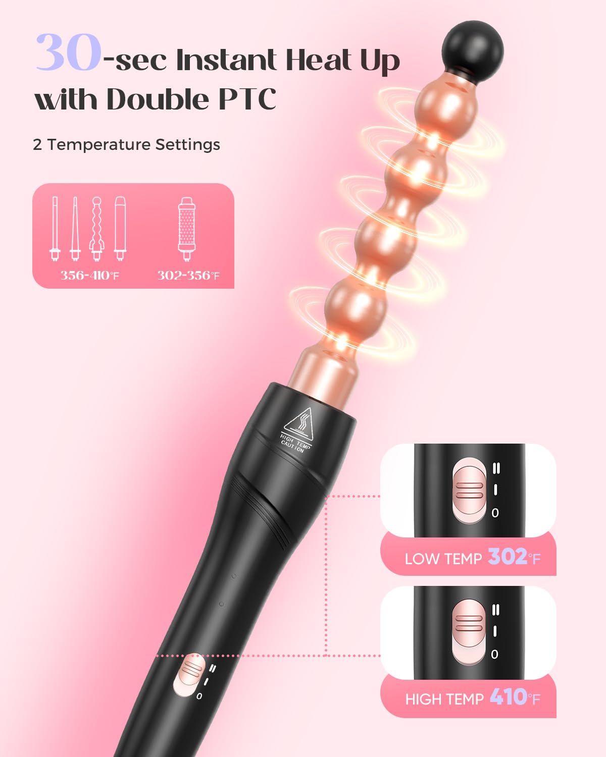 Lopeie 1.5 inch thermal brush for smoothing and volume.