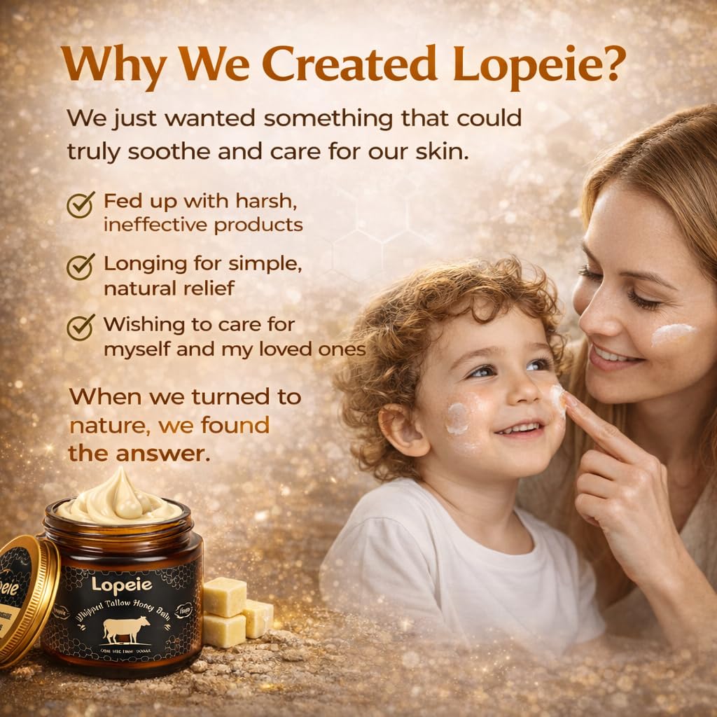 Lopeie natural nutrients vitamins A, D, E, K support moisture retention.