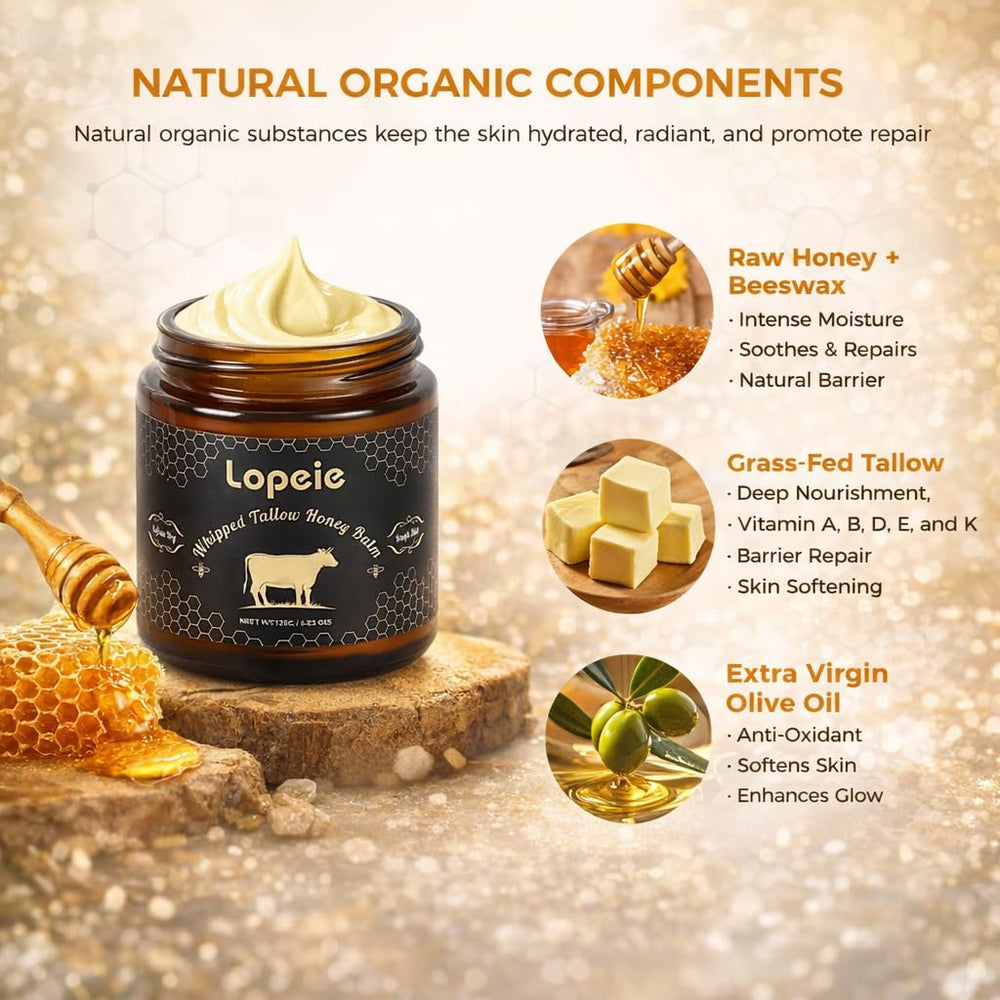 Unscented Lopeie balm on dry skin for moisture without fragrance.