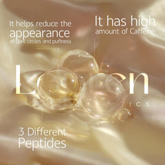 Lopren eye serum with hyaluronic acid emphasizes deep hydration around the eye