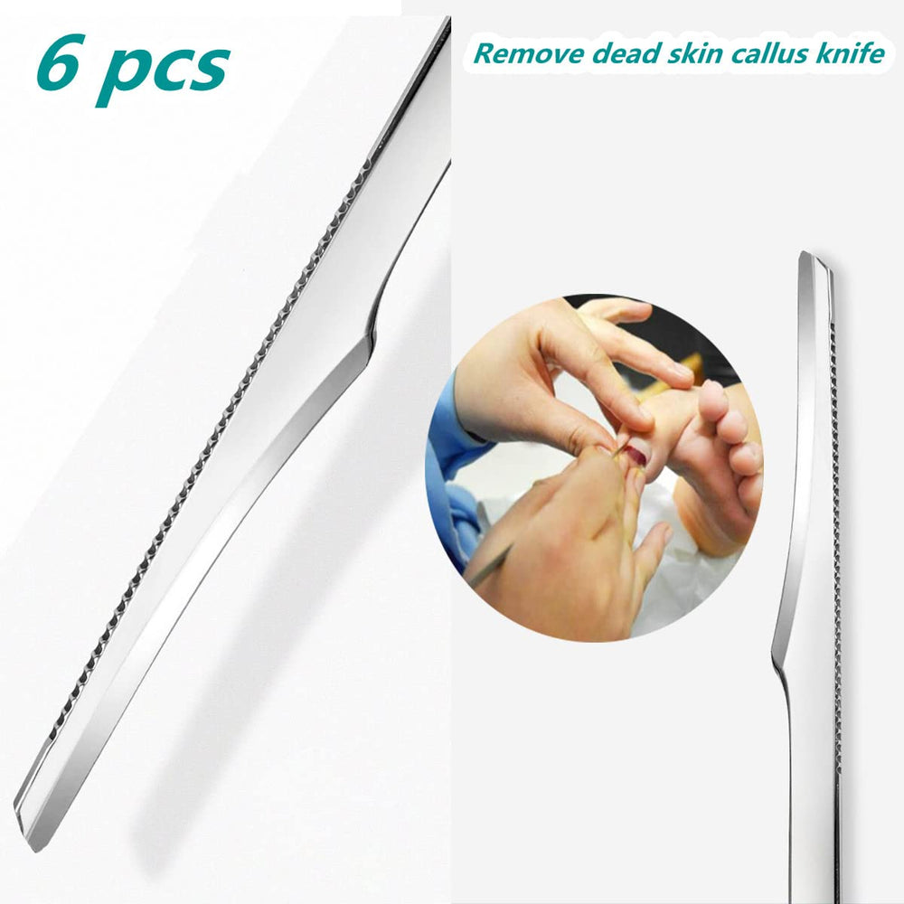 LOPURO dead skin remover tool with ergonomic grip for gentle use