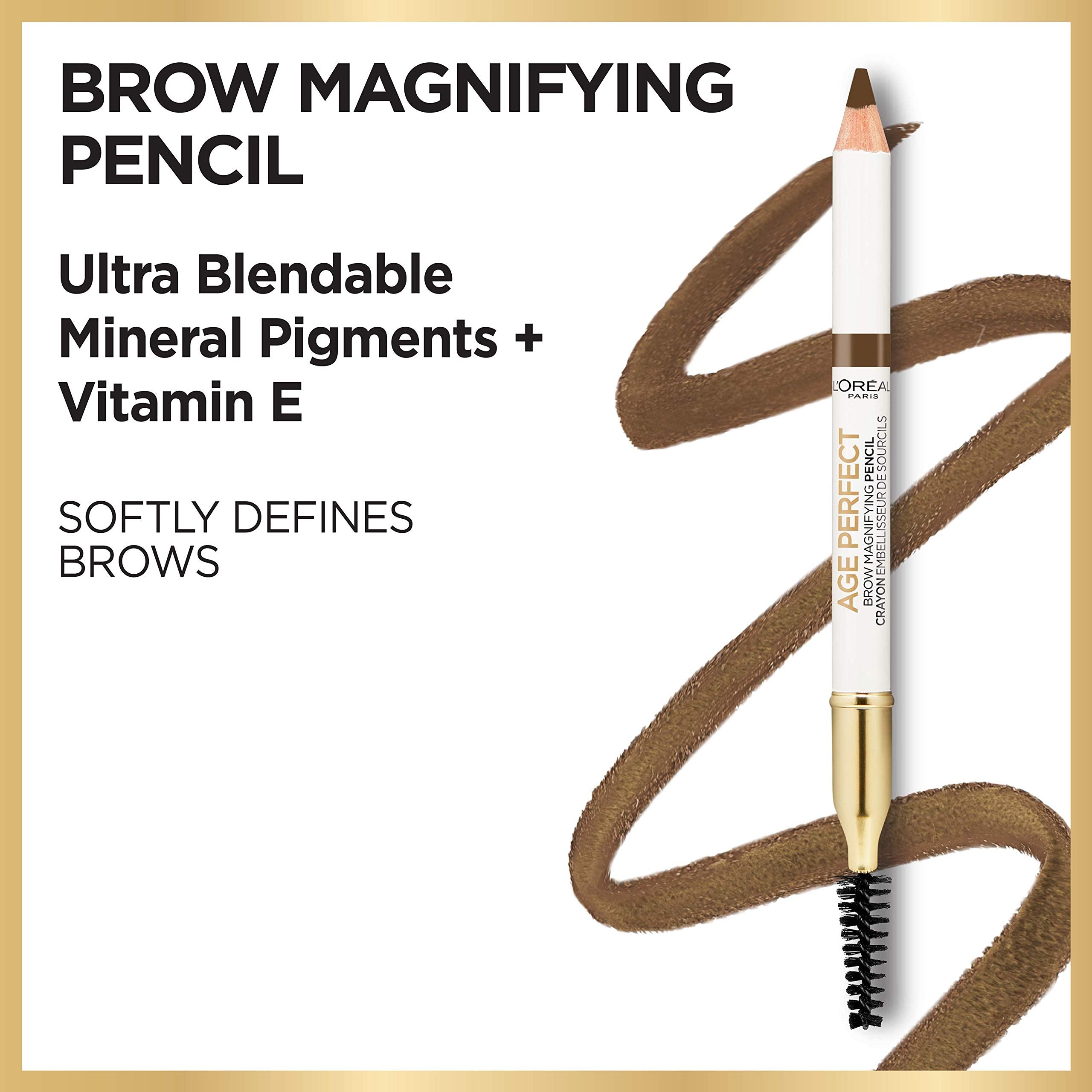 L'Oréal Paris Age Perfect Brow Magnifying Pencil Auburn soft definition for mature brows