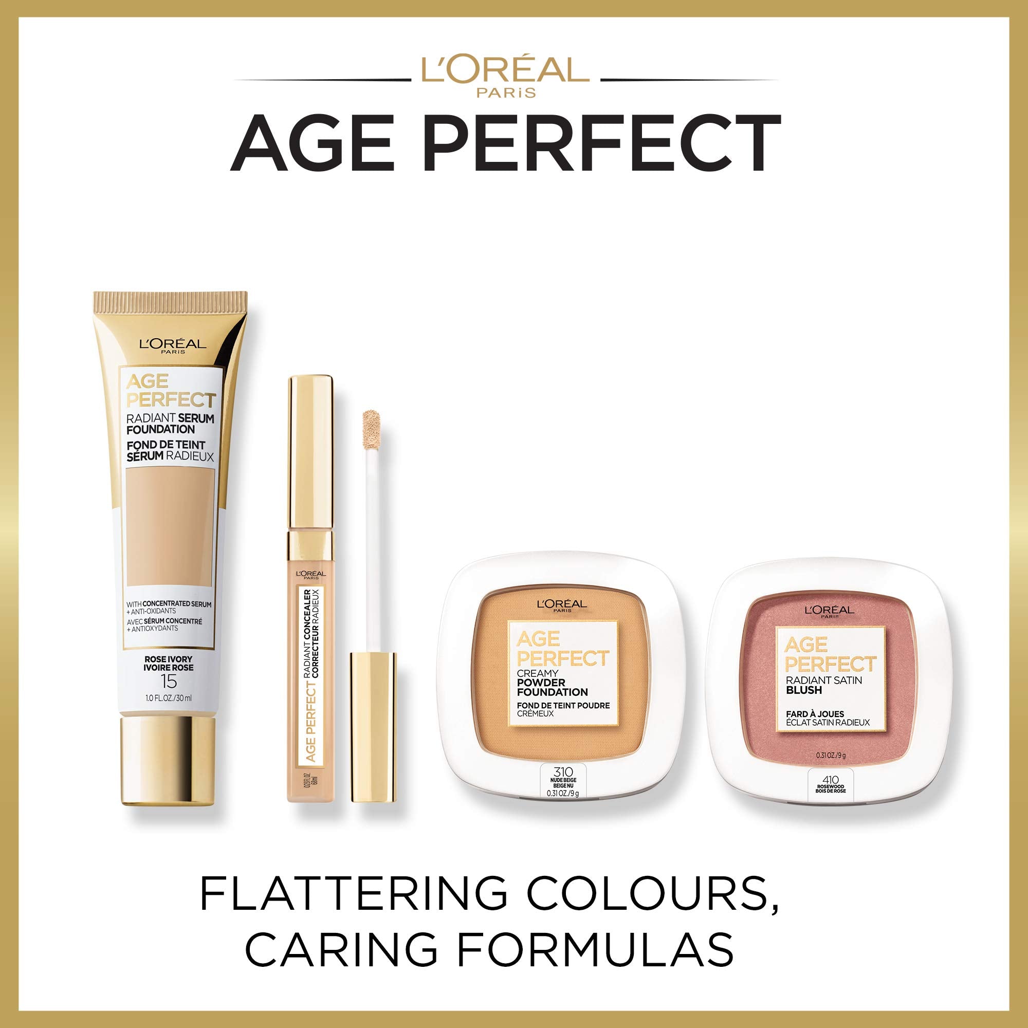 L'Oreal Paris Age Perfect Blush in Peony for everyday radiance.