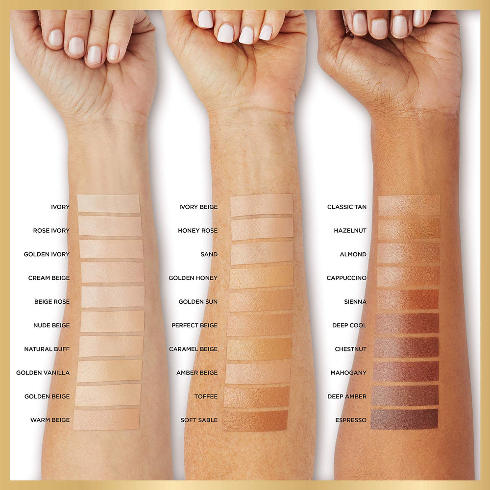 L'Oreal Paris Age Perfect foundation matches mature skin with balanced tone