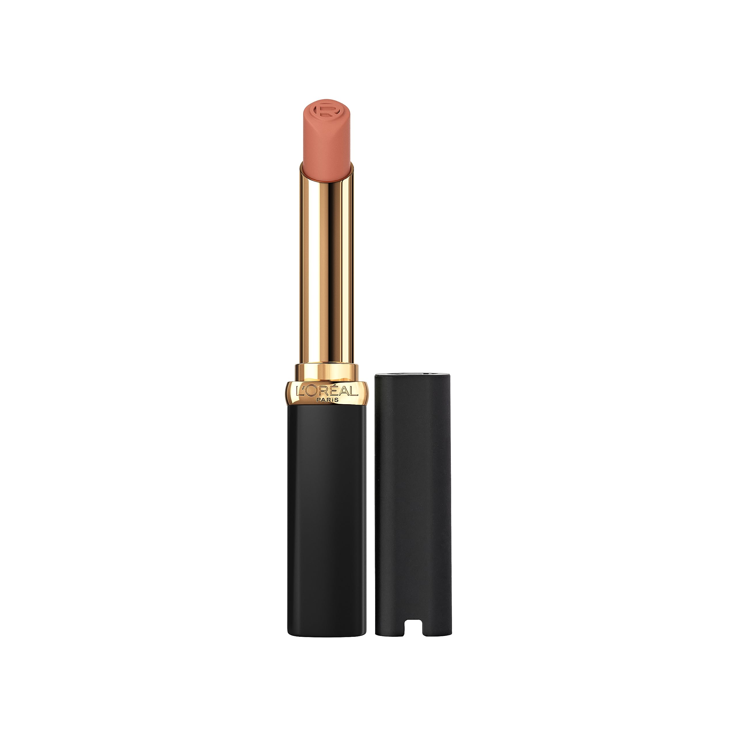 L'Oreal Paris Colour Riche Le Nude swatch shows long-lasting matte color.