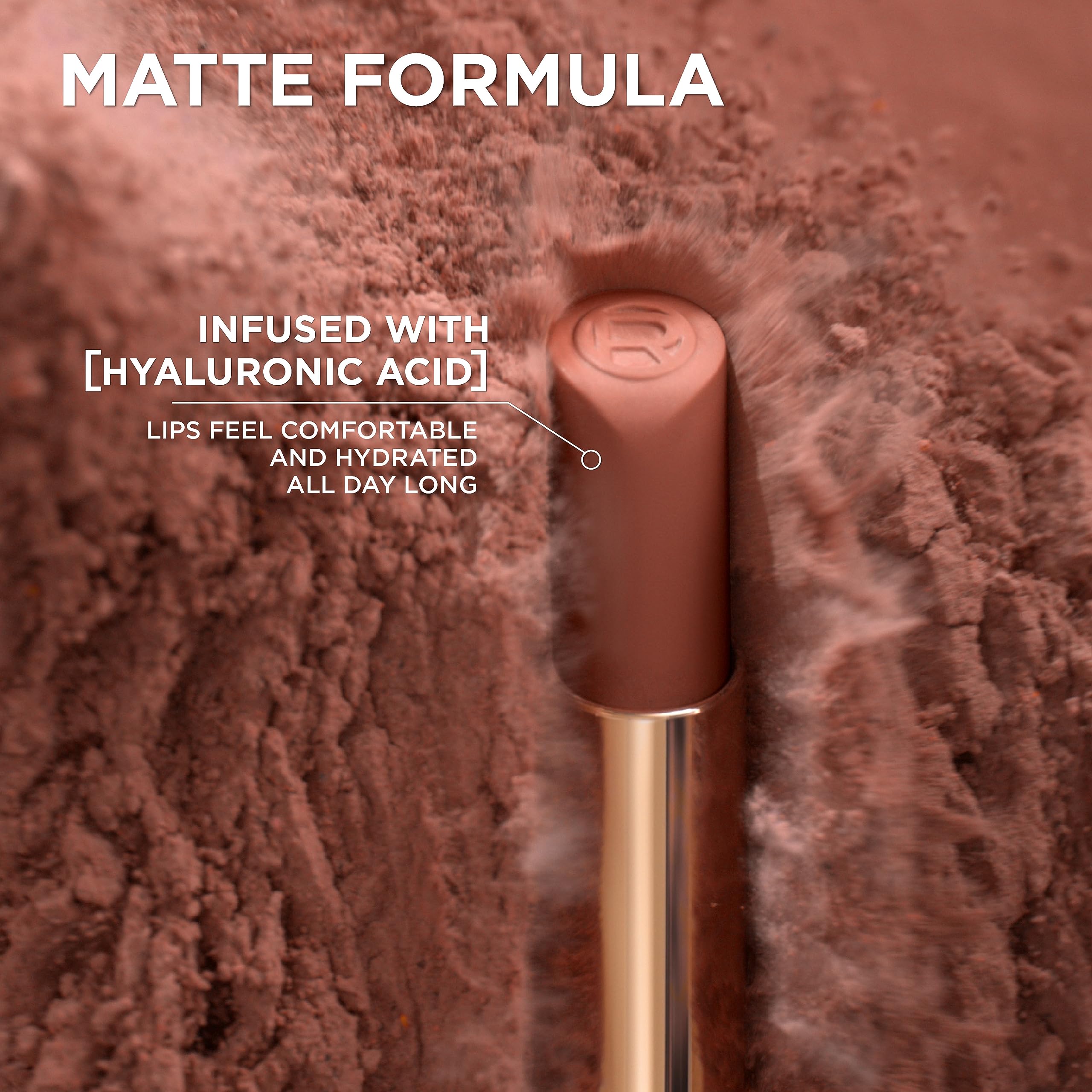 L'Oreal Paris Colour Riche Intense Volume Matte Lipstick sleek packaging close-up