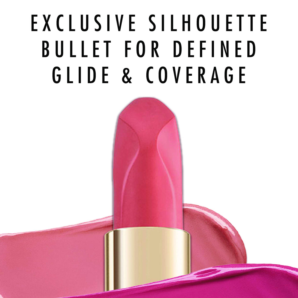 L'Oreal Paris Nu Extreme lipstick closeup highlights precise silhouette bullet