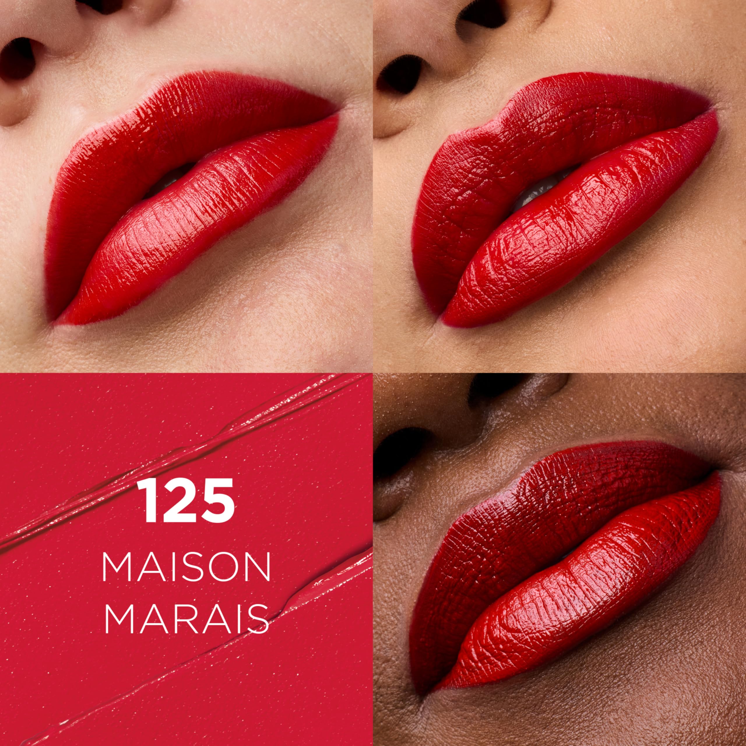 L Oreal Paris Colour Riche lipstick swatch demonstrates satin finish and smooth color