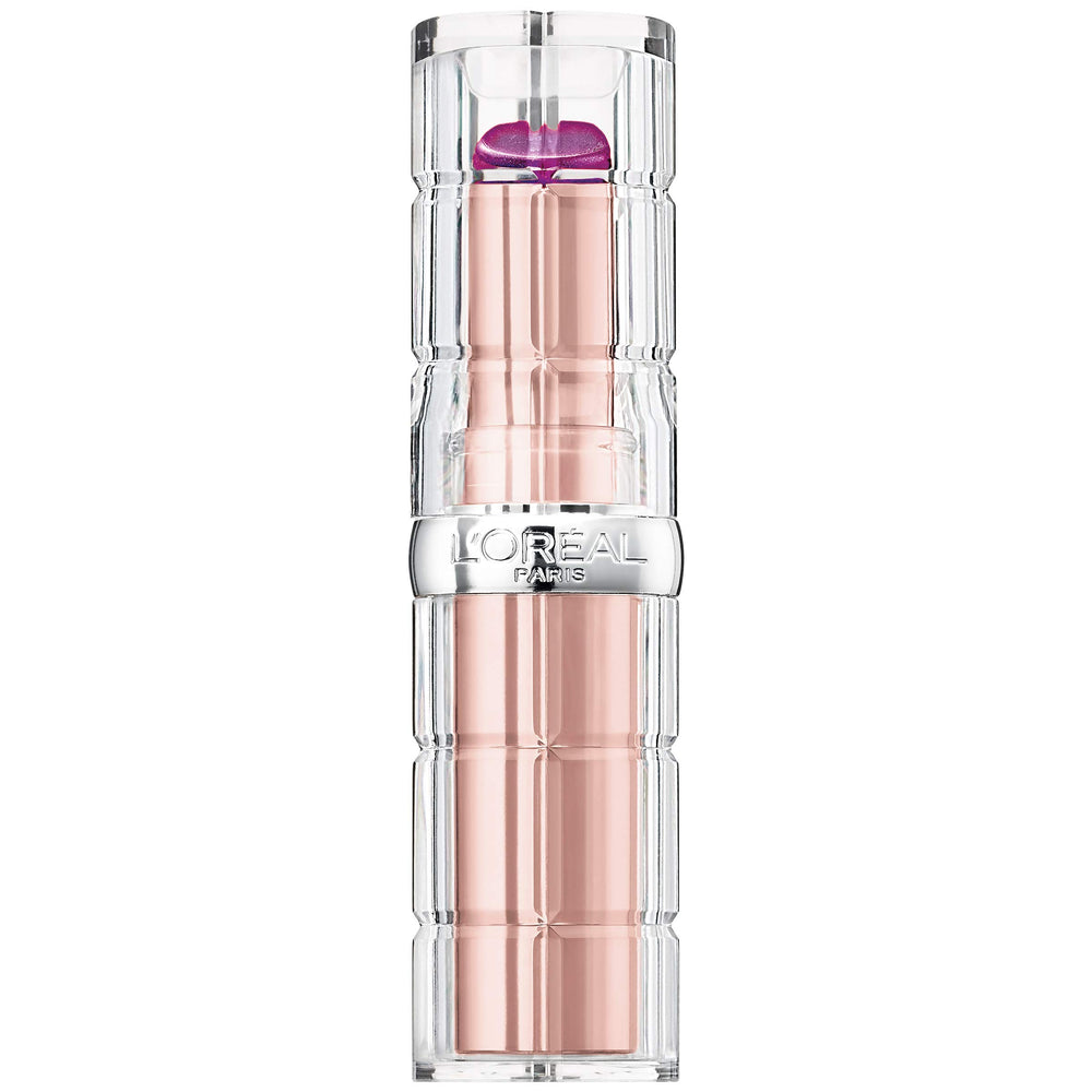 L’Oréal Paris Colour Riche Plump and Shine lipstick swatch on skin with sheer color