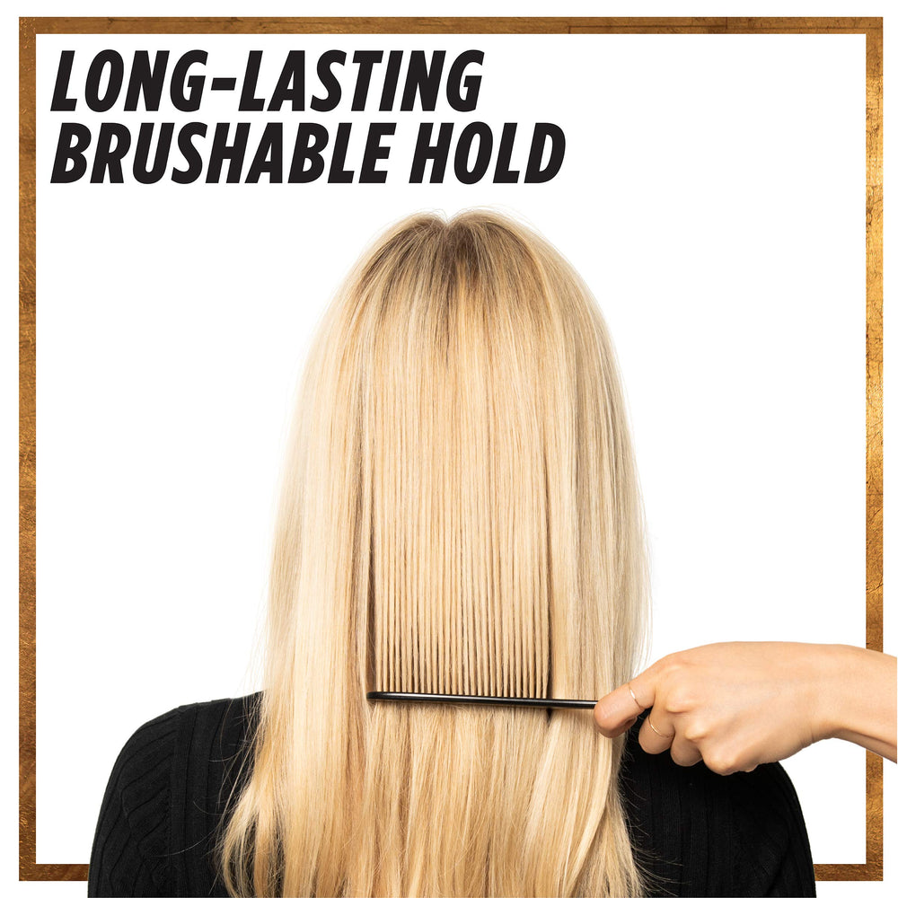 L'Oreal Paris Elnett humidity-resistant spray helps maintain style.