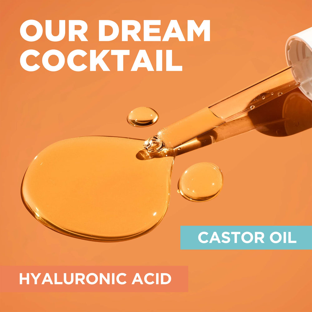Curl friendly formula with hyaluronic acid and castor oil for hydrated curls