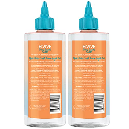 Dream Lengths Curls micellar shampoo lather signaling no build-up formula