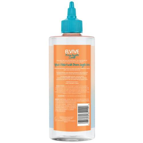 L’Oréal Paris Elvive Dream Lengths Curls micellar shampoo foam texture.