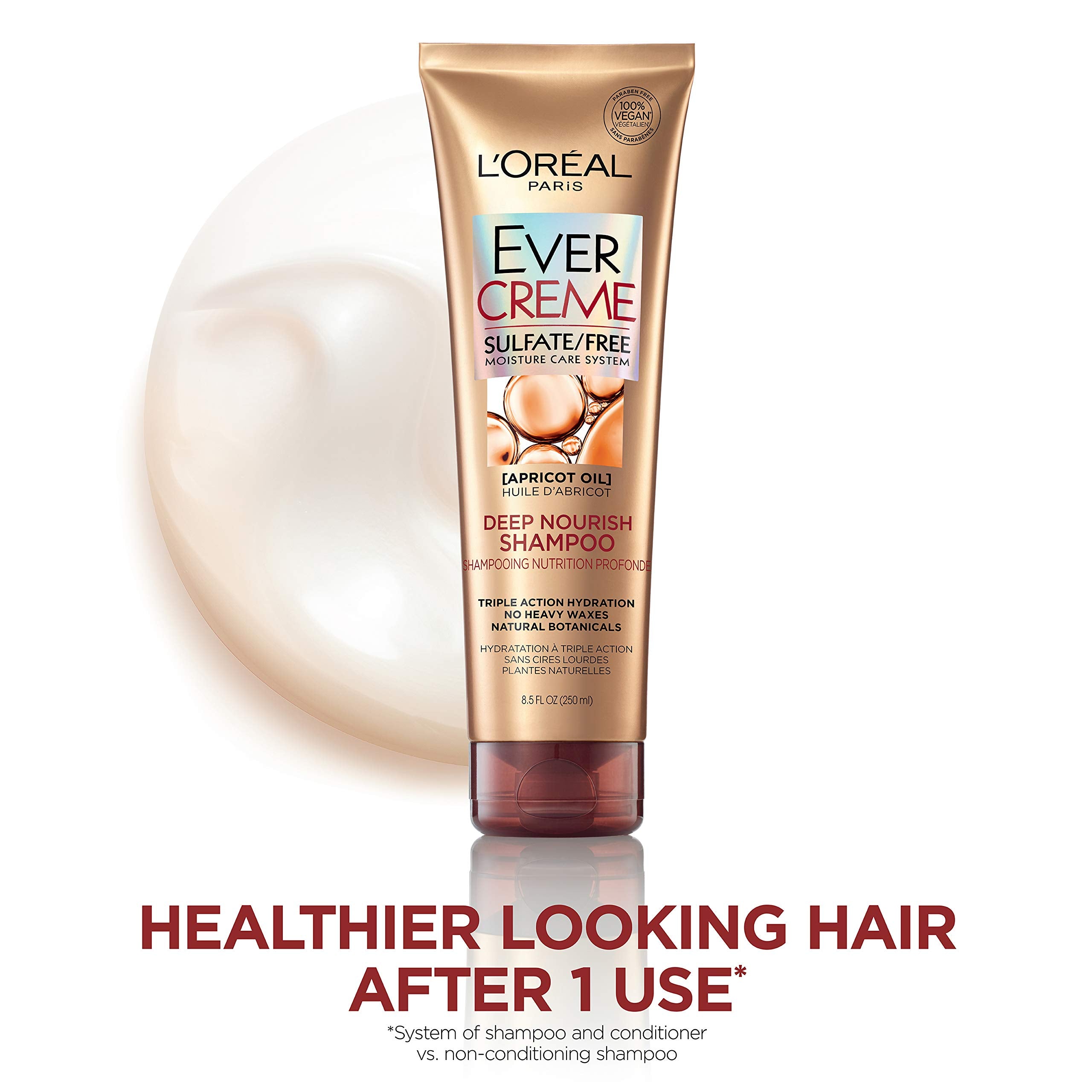 L'Oreal Paris EverCreme Deep Nourish creates luxurious lather without weigh-down.