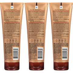 L'Oreal Paris EverCreme Deep Nourish Shampoo bottle close-up highlighting apricot oil.