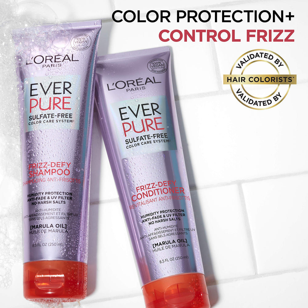 L’Oréal Paris EverPure color-treated hair care focus for gentle cleansing and shine.