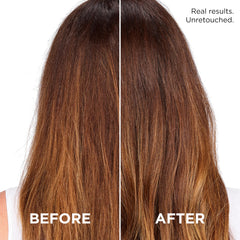 Close-up of EverPure shampoo/conditioner applying to fine hair for volume.