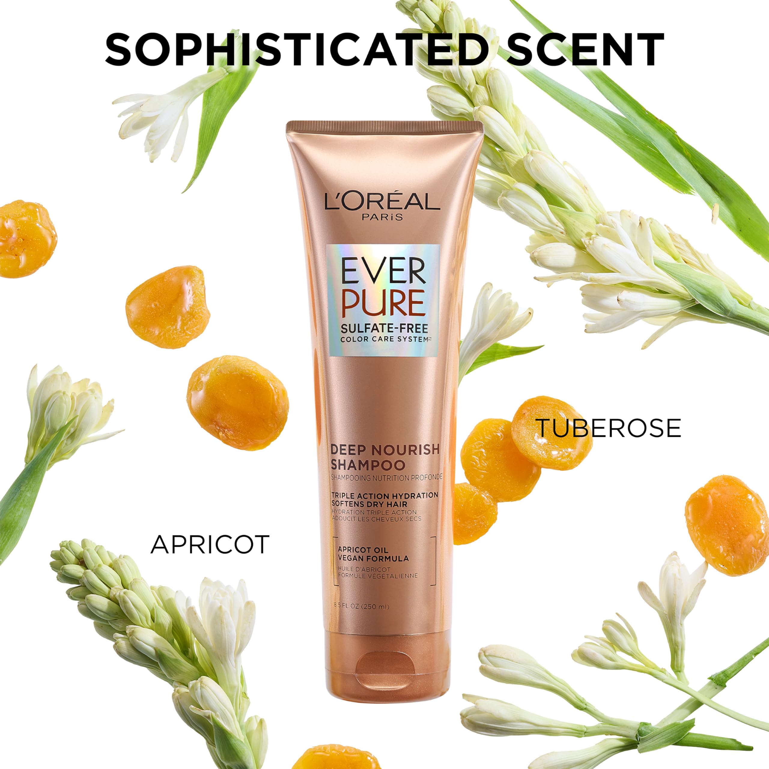 EverPure luxurious creamy lather signals a rich cleansing experience.