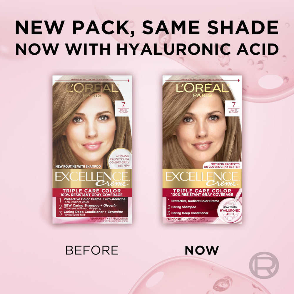 Permanent hair color option from L'Oreal Paris Excellence Creme