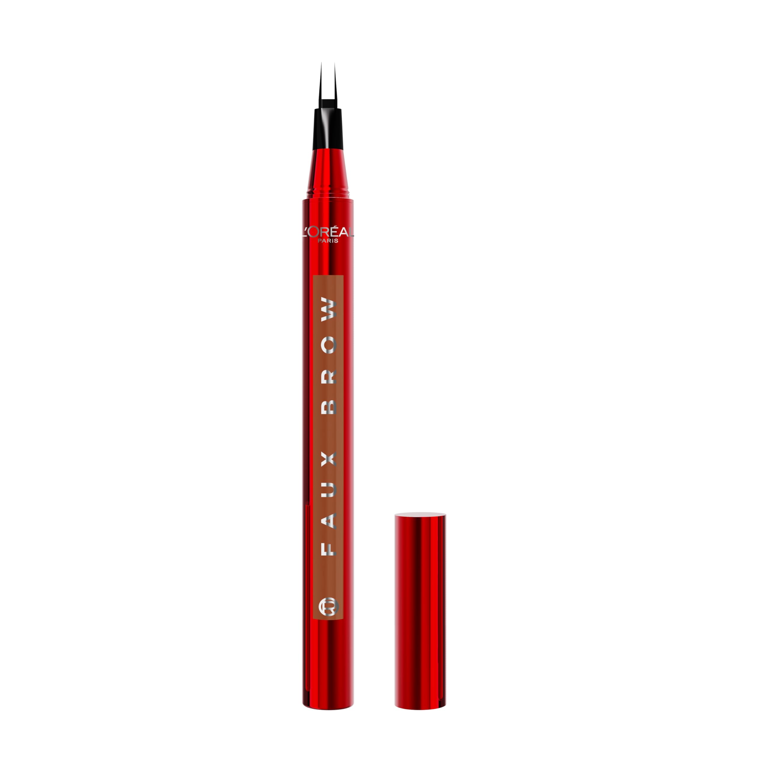 L'Oreal Paris Faux Brow double brush tip creates natural, hair-like definition quickly.