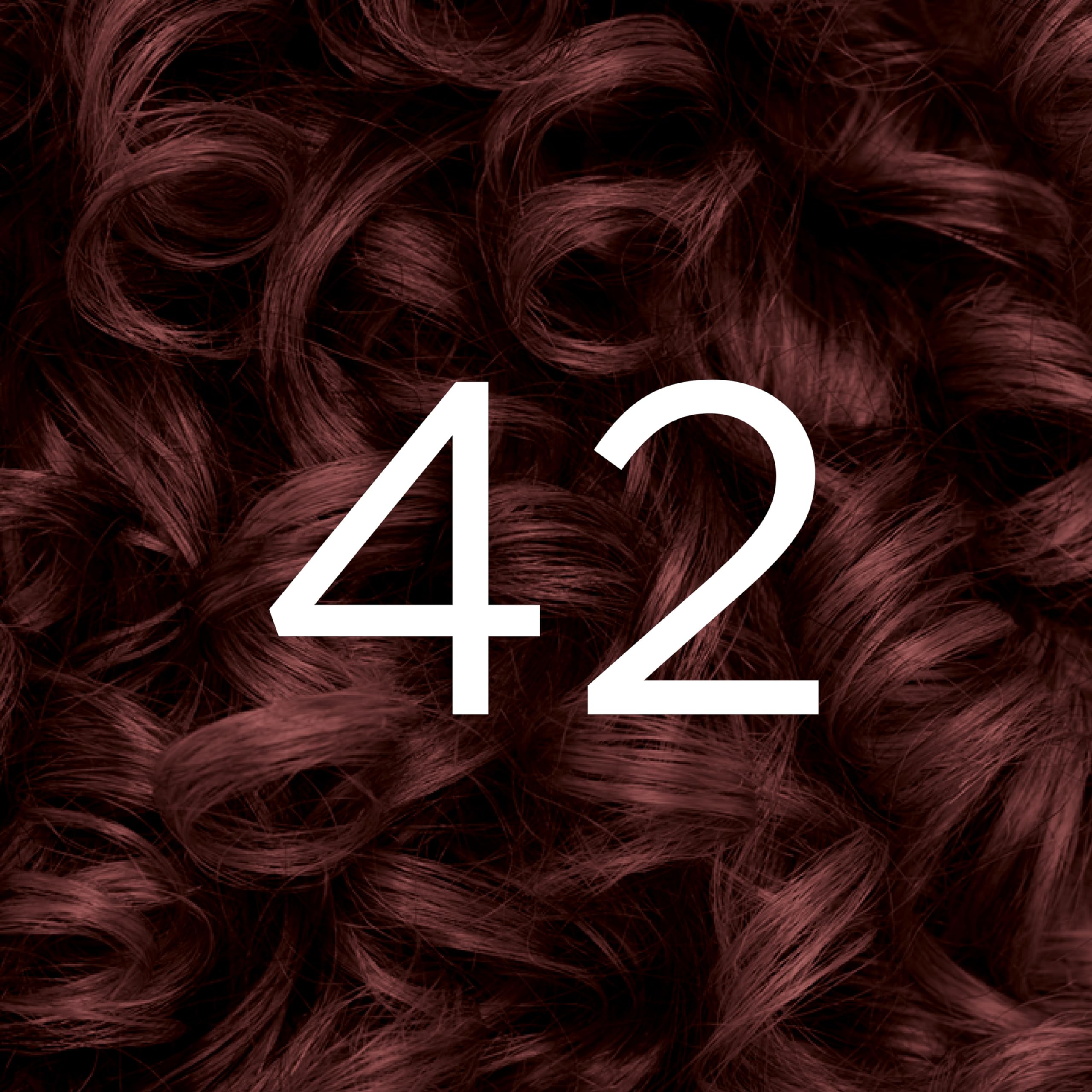L'Oreal Paris Feria color results show multidimensional vibrancy and glow in red tones.