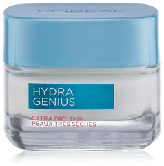 L\'Oreal Paris Hydra Genius bottle front view showing a lightweight gel moisturizer