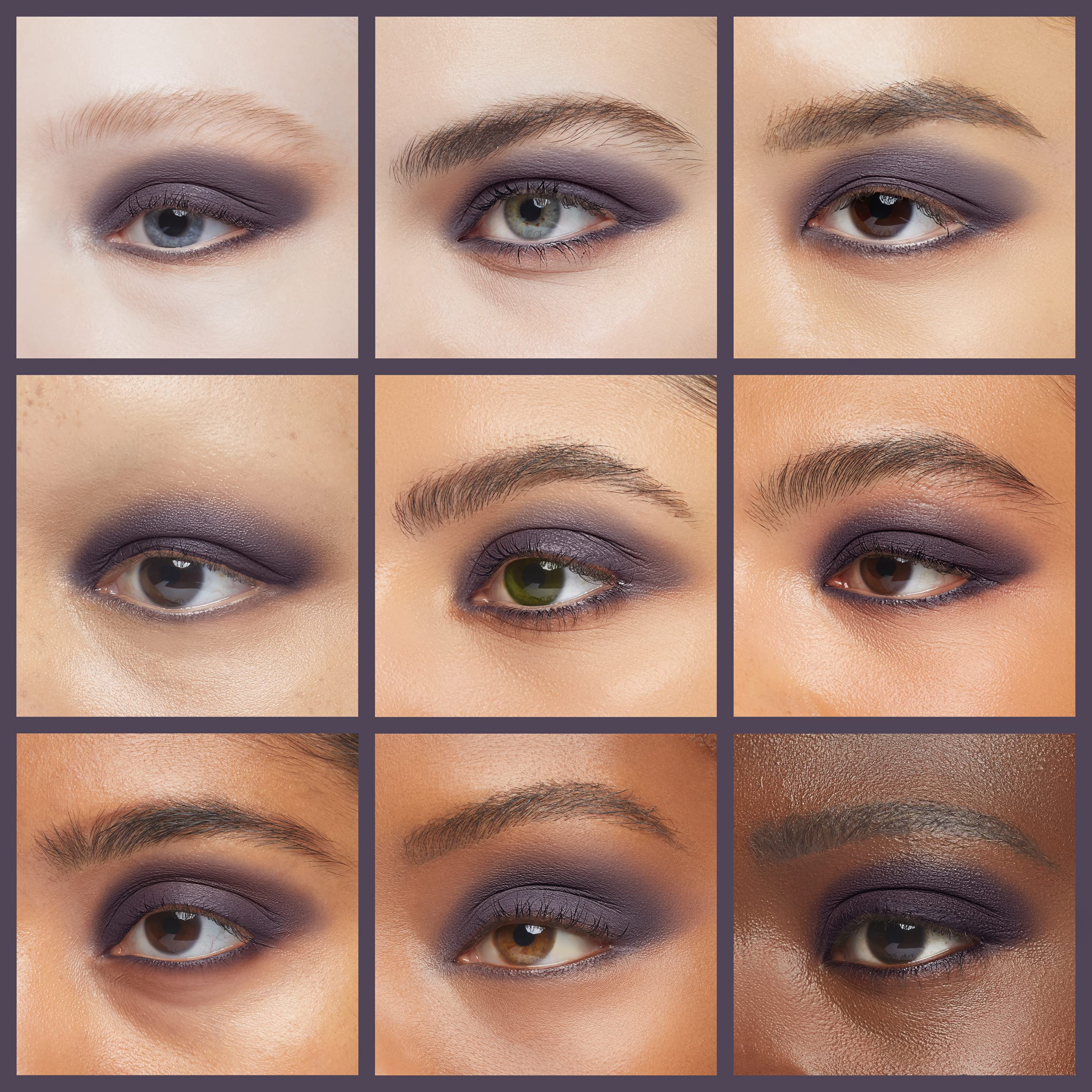 L’Oréal Paris Infallible 24HR Shadow Purple Priority color pigment close-up emphasizes vibrant payoff.
