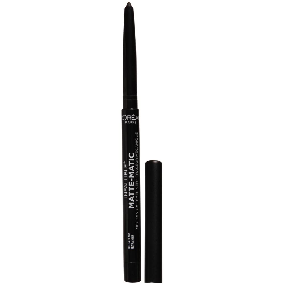L'Oreal Paris Infallible Matte-Matic eyeliner cap with integrated sharpener for on-the-go precision