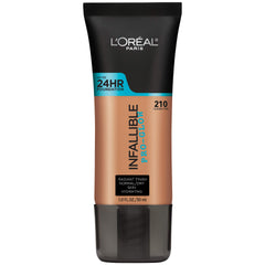 L'Oreal Paris Infallible Pro Glow foundation bottle with radiant, long-wear finish.