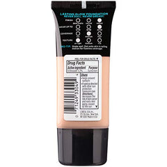 Pro Glow Sand Beige swatches showing medium coverage for natural skin tone