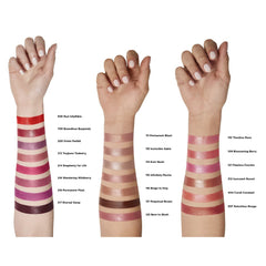 Lips wearing Forever Candy with rich, moisturizing finish