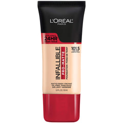 L'Oréal Paris Infallible Pro-Matte foundation bottle in Ivory Buff for longwear coverage