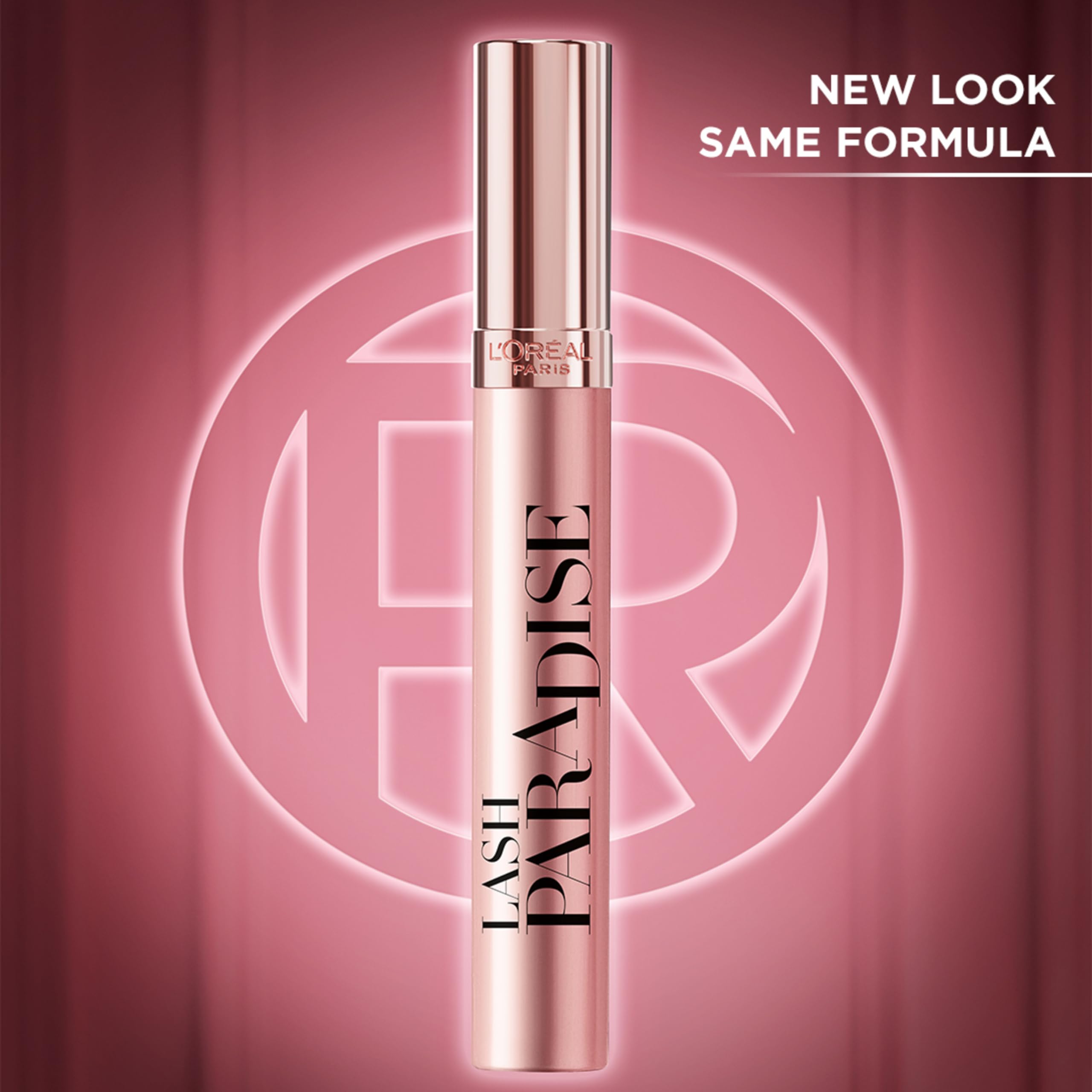 L'Oreal Paris Lash Paradise mascara bristle brush applying evenly for full fringe