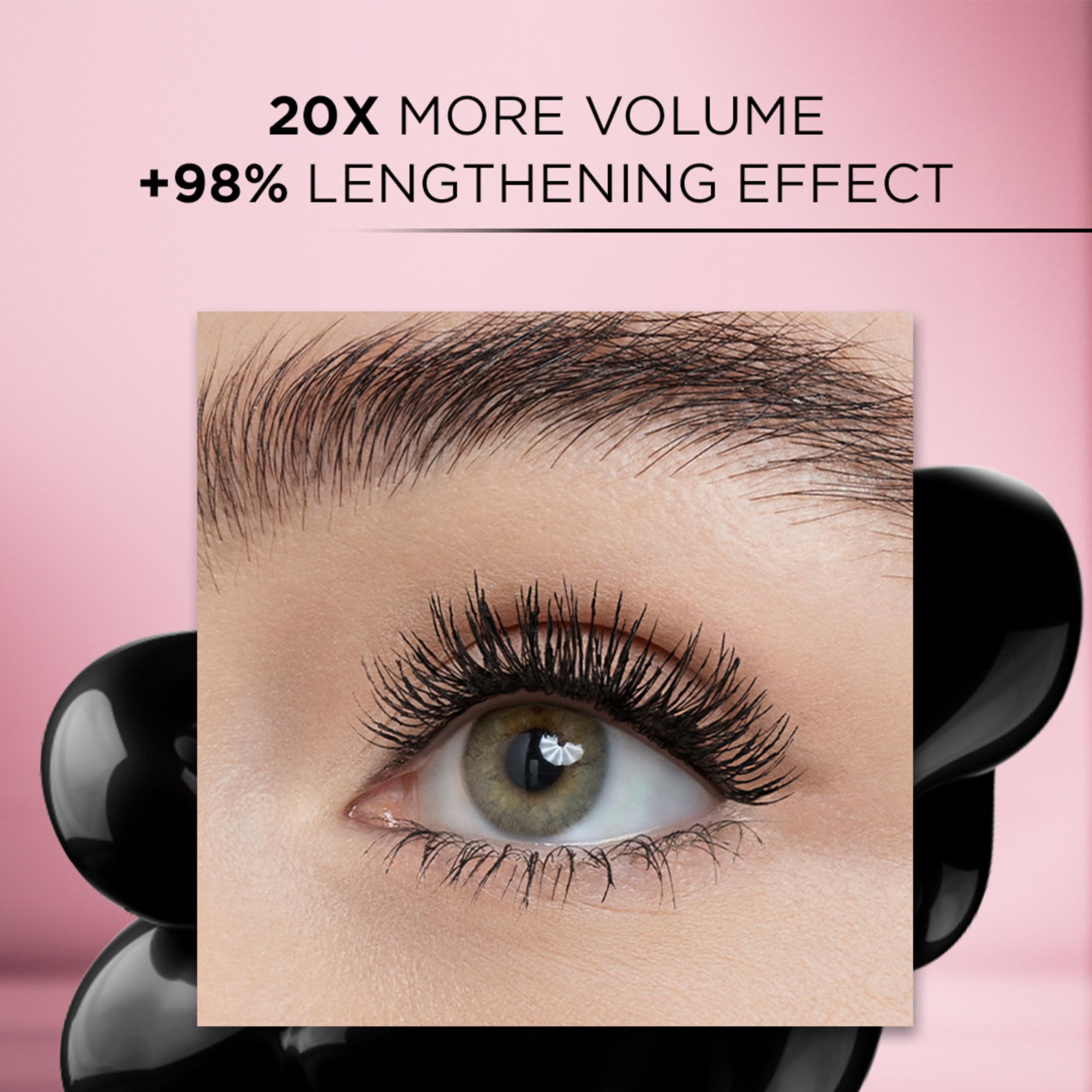 L'Oreal Paris Lash Paradise waterproof formula for smudge-free wear