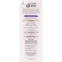 L’Oréal Paris Le Color Gloss brass-neutralization tone for blondes and brunettes.