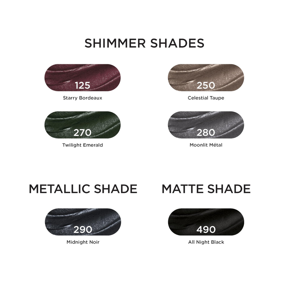 L'Oreal Paris Le Shadow Stick Smokeys Starry Bordeaux adds dramatic depth for evenings.