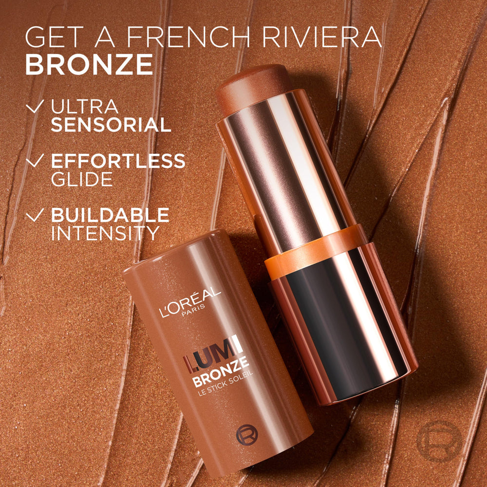 L'Oreal Paris Lumi Bronze Le Stick Soleil satin finish enhances facial contours