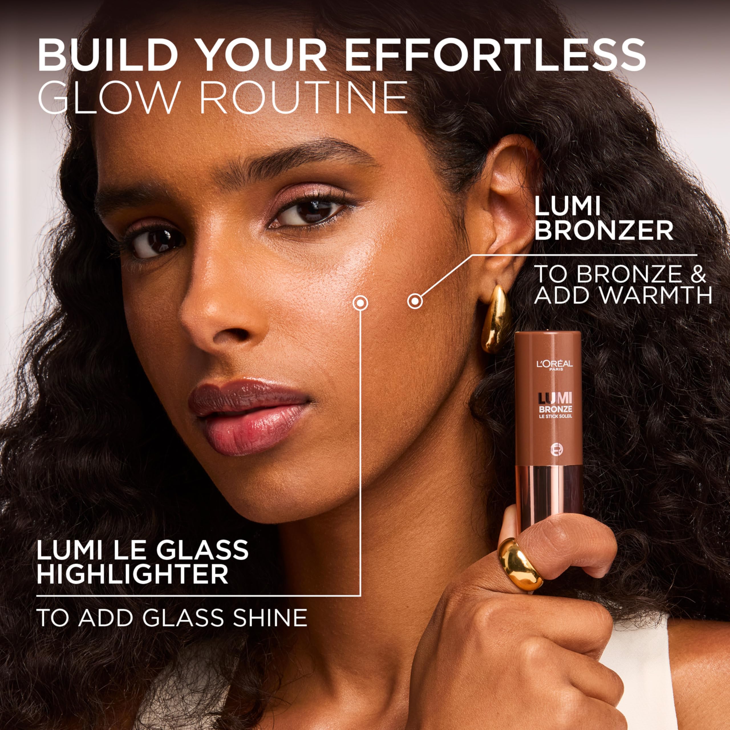 L'Oreal Paris Lumi Bronze Le Stick Soleil sets like powder for all-day bronze