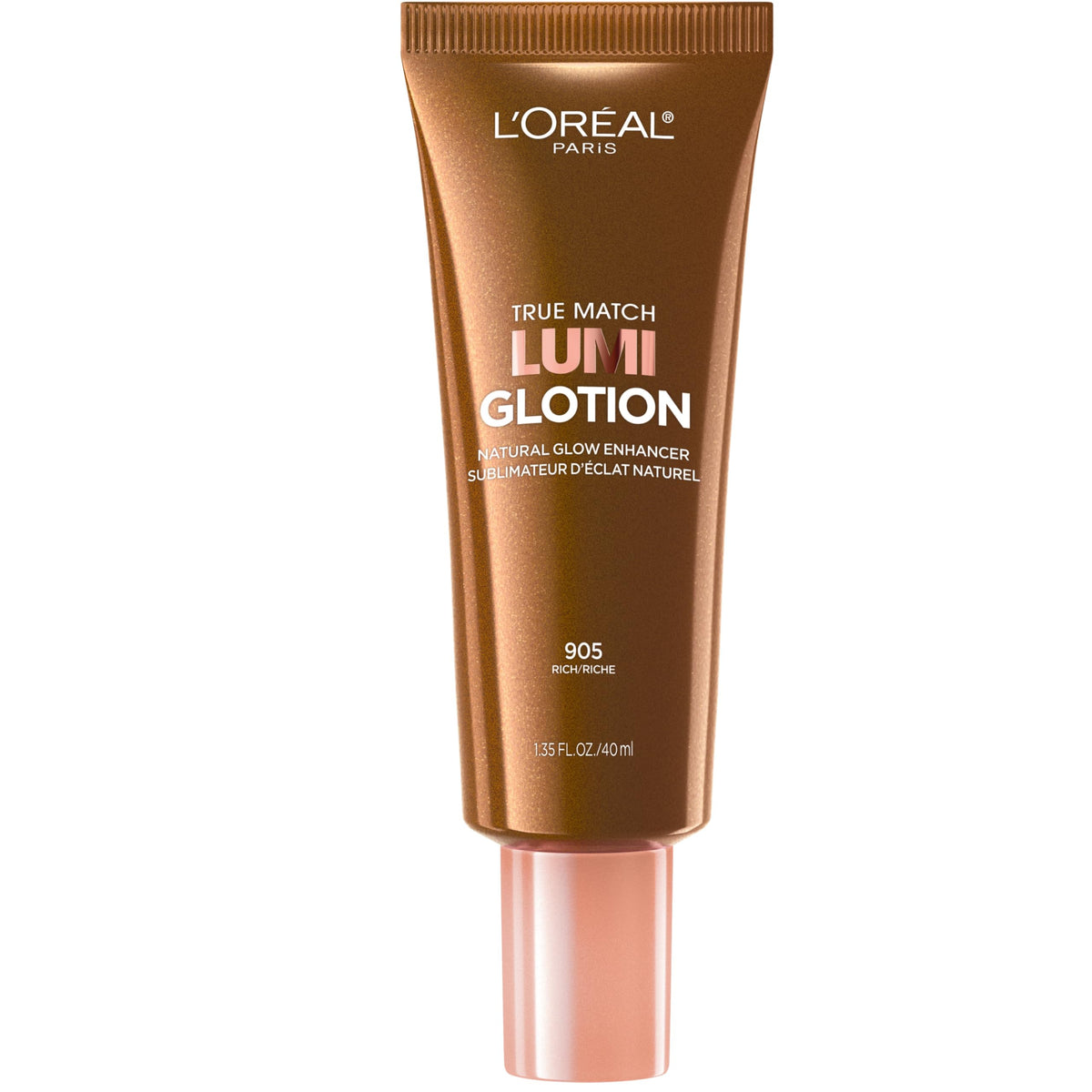 L'Oreal Paris Lumi Glotion bottle pour delivers instant glow for face and body.