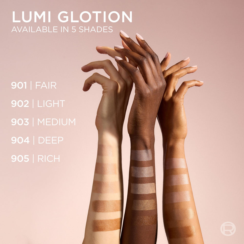 L'Oreal Paris Lumi Glotion natural glow finish for casual everyday wear.