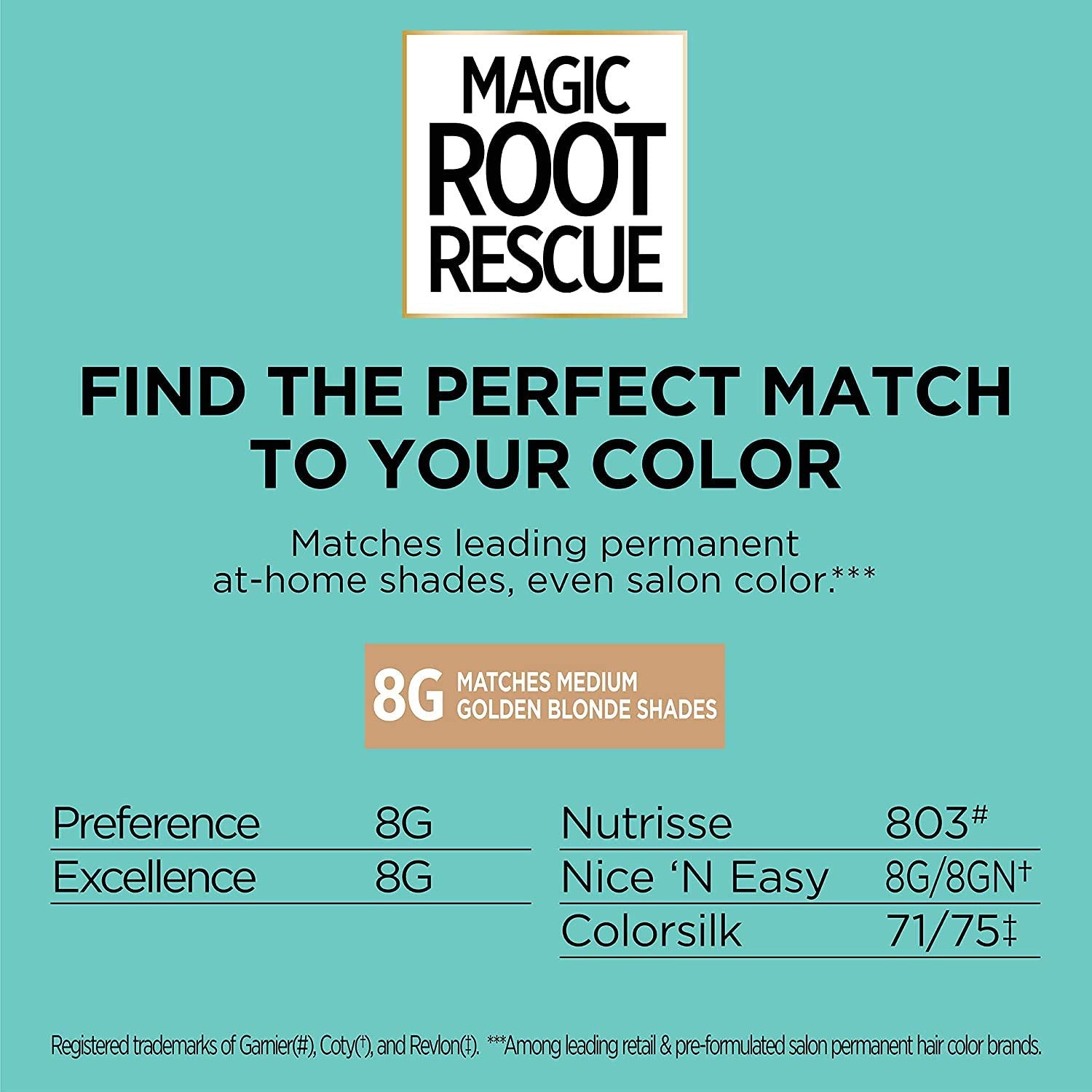 L'Oreal Paris Magic Root Rescue dye gel application demonstrates easy root coverage.