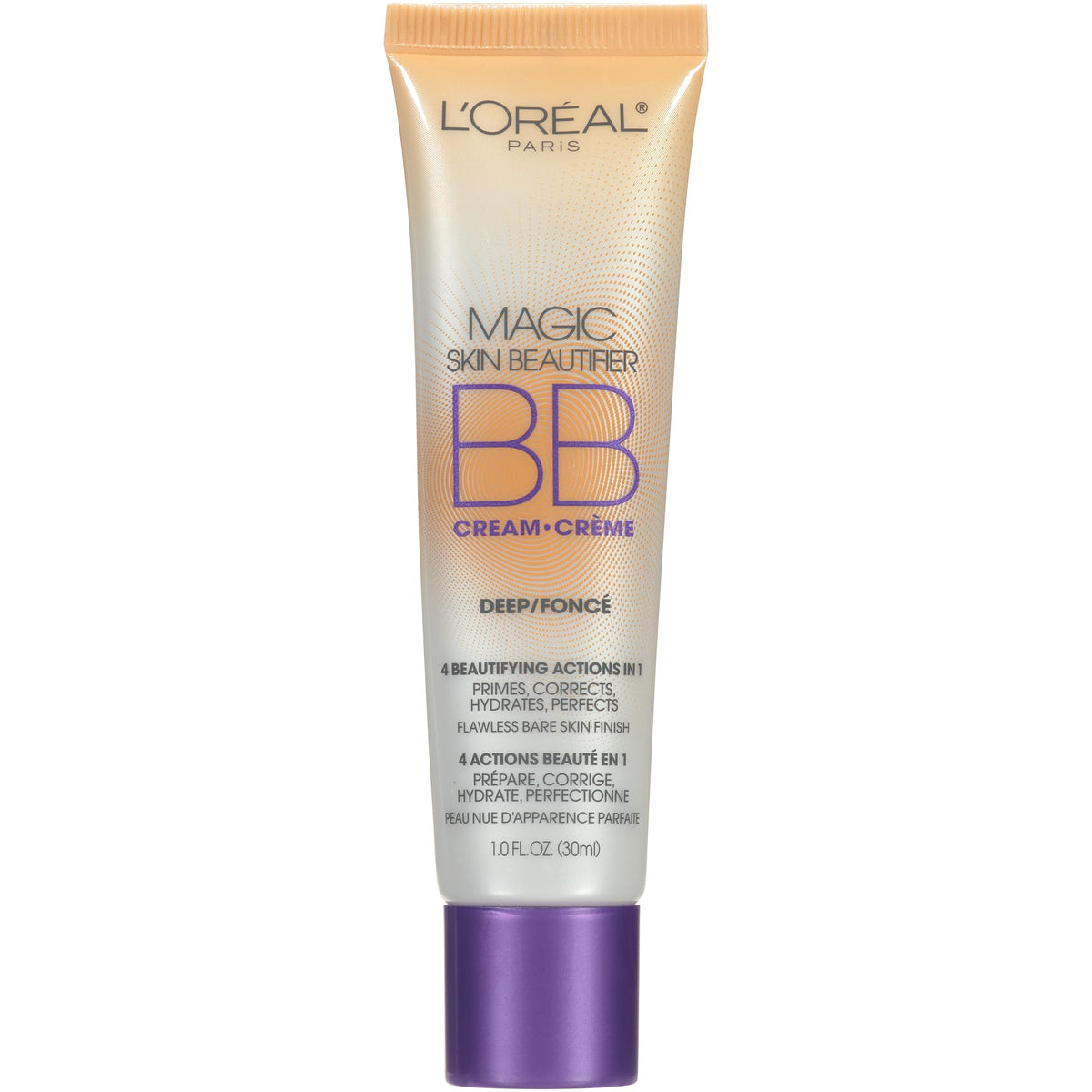 L'Oreal Paris Makeup Magic Skin BB Cream Deep bottle pour for a smooth, even tone.