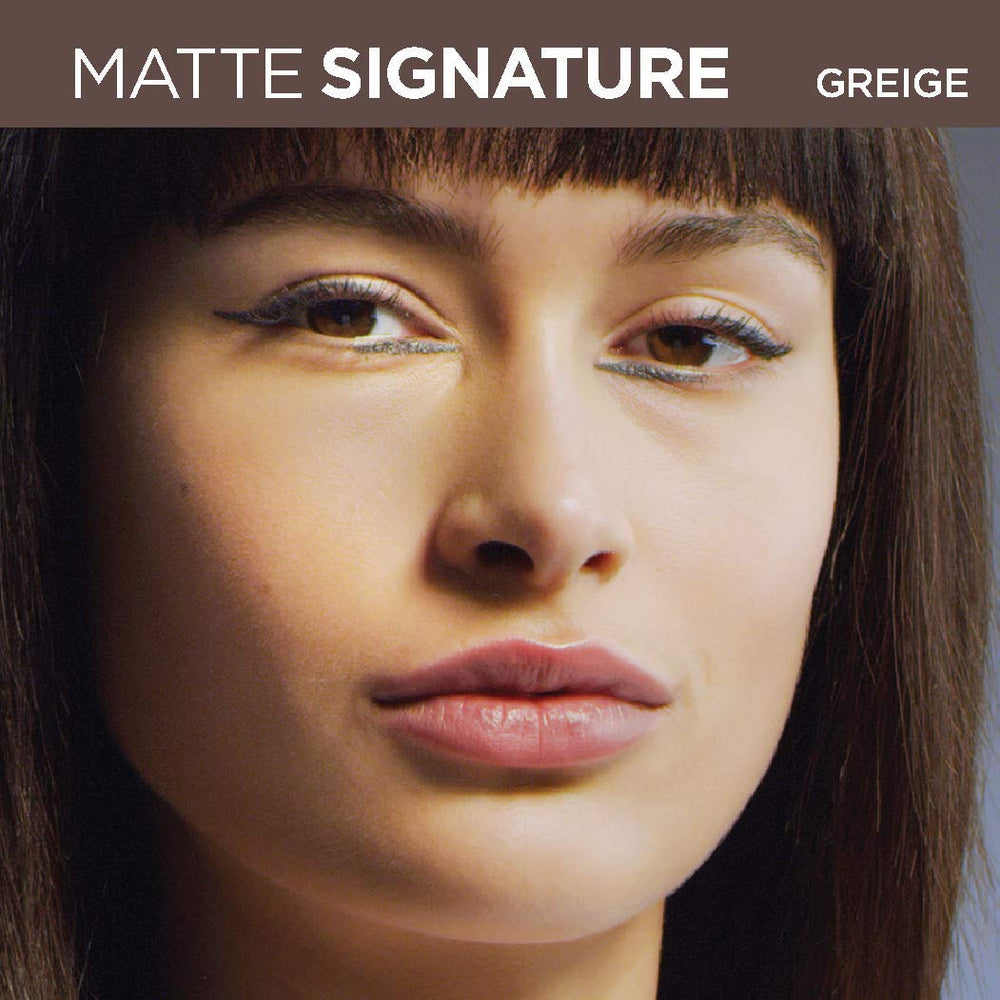 All-day wear demo of L'Oreal Paris Matte Signature eyeliner